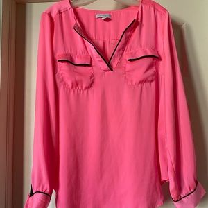 3X$20 New York & company pink blouse.